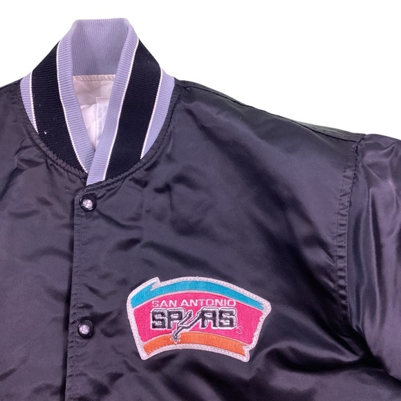 Vintage San Antonio Spurs Starter NBA satin bomber jacket - Picture 2 of 7